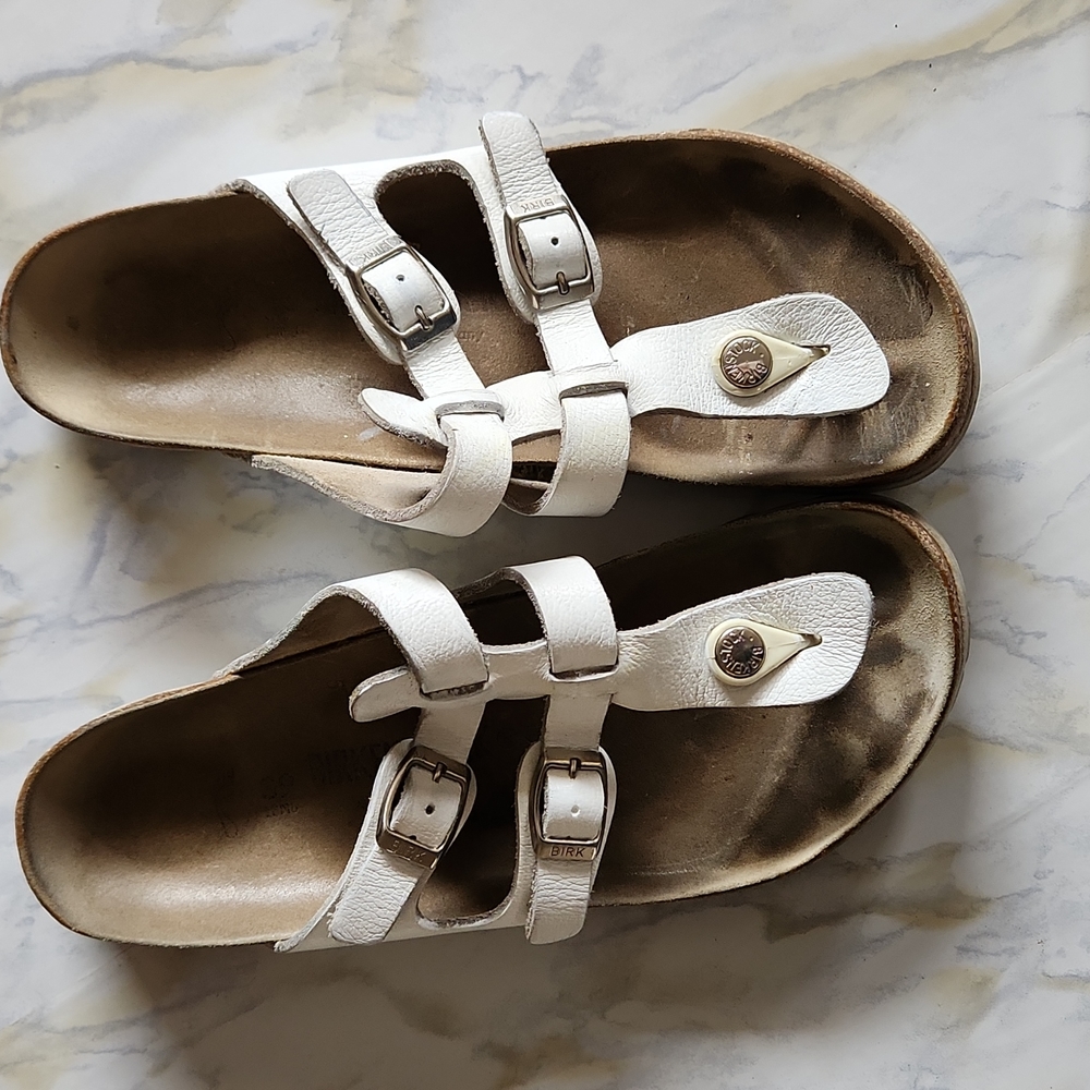 Birkenstock double buckle sandals